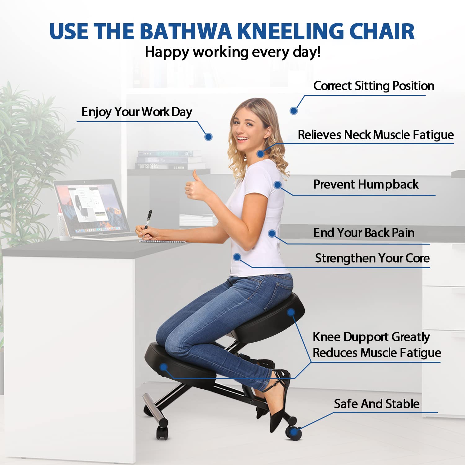 Kneeling Chair Ergonomic for O - Chairs review and price