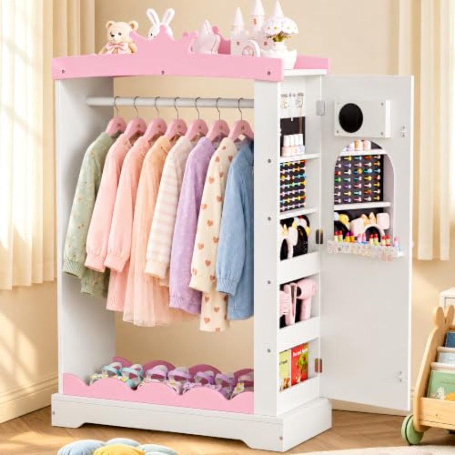 Dress Up Wardrobe with Light-U - Full Length Mirror Jewelry Armoire review and price