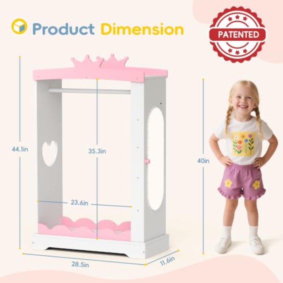 Dress Up Wardrobe with Light-U - Full Length Mirror Jewelry Armoire review and price