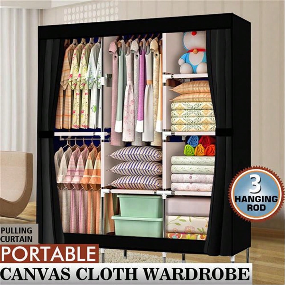 71 Inch Portable Closet Wardro - Wardrobe Closet Portable Fabric Cover review and price