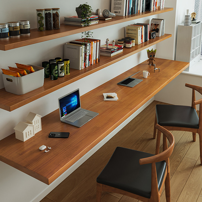 Nordic Solid Wood Desk with Bo - Bedroom Furniture review and price