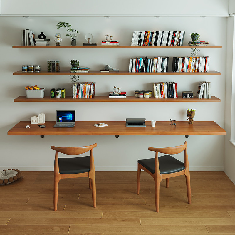 Nordic Solid Wood Desk with Bo - Bedroom Furniture review and price