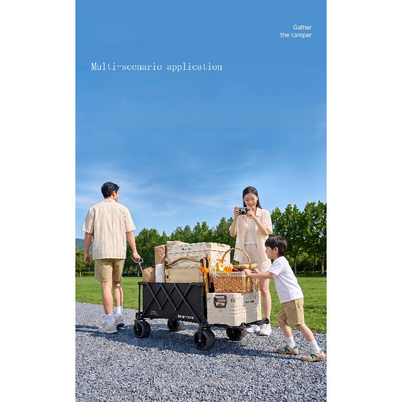 Folding Camping Wagon Cart Out - Outdoor Furniture review and price