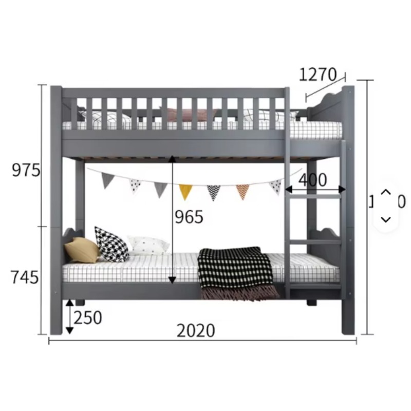 Hot Sell Furniture Double Bed  - Bunk Bed With Stairs And Slide review and price
