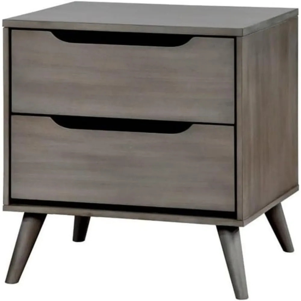 For 2-Drawer Mid-Century Solid - Solid Wood Nightstand 2 Drawers review and price