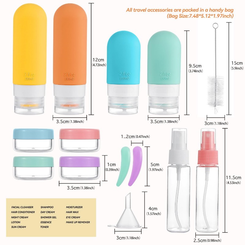 Leak Proof Travel Bottles Set  - Outdoor Furniture review and price