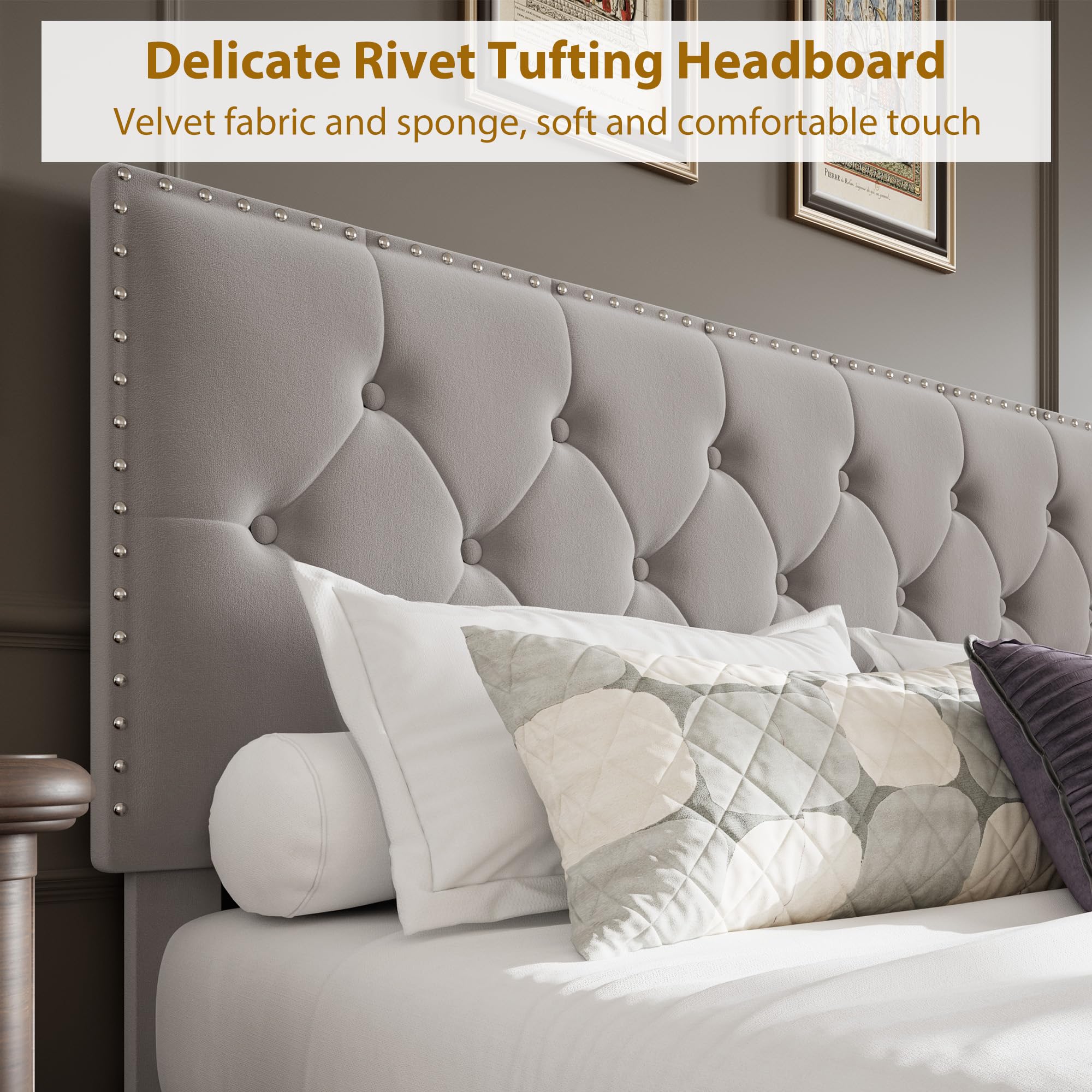 King Size Bed Frame with 2 Sto - King Size Bed Frame With Storage Drawers review and price