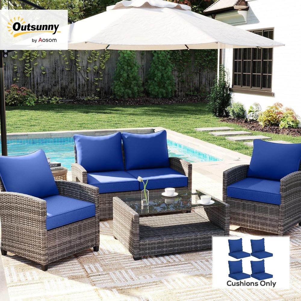 Outdoor Chair Cushions Set of  - Sofas review and price